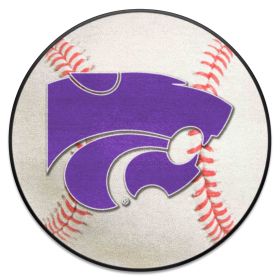 Kansas State Baseball Mat 27" diameter