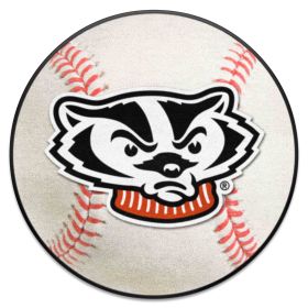 Wisconsin Baseball Mat 27" diameter