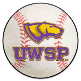 Wisconsin-Stevens Point Baseball Mat 27" diameter