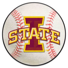 Iowa State Baseball Mat 27" diameter