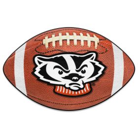 Wisconsin Football Rug 20.5"x32.5"