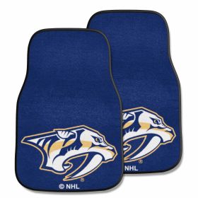 NHL - Nashville Predators 2-pc Printed Carpet Car Mats 17"x27"