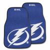 NHL - Tampa Bay Lightning 2-pc Printed Carpet Car Mats 17"x27"