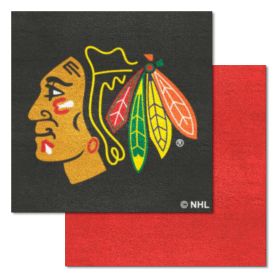 NHL - Chicago Blackhawks 18"x18" Carpet Tiles