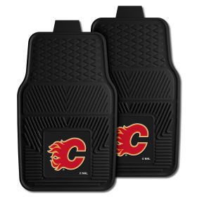 NHL - Calgary Flames 2-pc Vinyl Car Mats 17"x27"