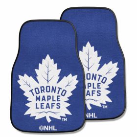 NHL - Toronto Maple Leafs 2-pc Printed Carpet Car Mats 17"x27"