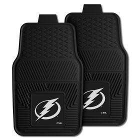 NHL - Tampa Bay Lightning 2-pc Vinyl Car Mats 17"x27"