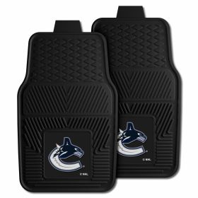 NHL - Vancouver Canucks 2-pc Vinyl Car Mats 17"x27"