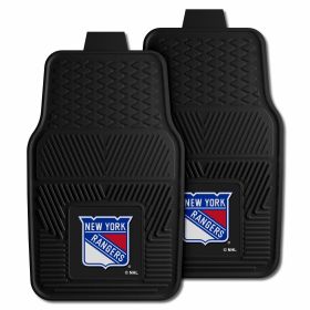 NHL - New York Rangers 2-pc Vinyl Car Mats 17"x27"