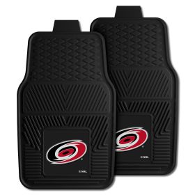 NHL - Carolina Hurricanes 2-pc Vinyl Car Mats 17"x27"