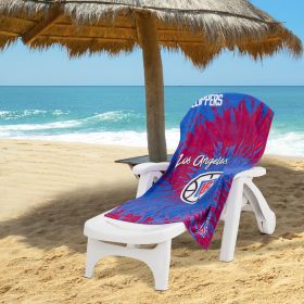 Clippers OFFICIAL NBA "Psychedelic" Beach Towel; 30" x 60"