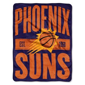 Suns OFFICIAL NBA Clear Out Micro Raschel Throw Blanket; 46" x 60"