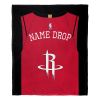 [Personalization Only] OFFICIAL NBA Jersey Personalized Silk Touch Throw Blanket - Rockets