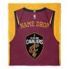 [Personalization Only] OFFICIAL NBA Jersey Personalized Silk Touch Throw Blanket - Cavaliers