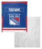 [Personalization Only] OFFICIAL NHL Jersey Personalized Silk Touch Sherpa Throw Blanket - NY Rangers