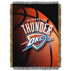 Thunder OFFICIAL National Basketball Association; "Photo Real" 48"x 60" Woven Tapestry Throw by The Northwest Company