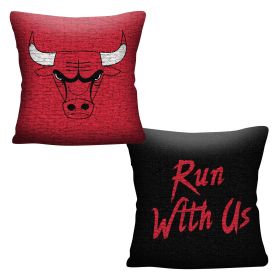 Bulls OFFICIAL "Invert" Woven Pillow