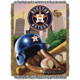 Astros OFFICIAL Major League Baseball; "Home Field Advantage" 48"x 60" Woven Tapestry Throw by The Northwest Company