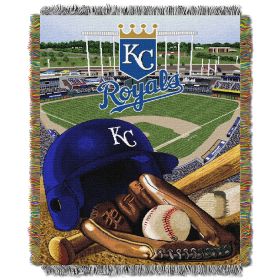 Royals OFFICIAL Major League Baseball; "Home Field Advantage" 48"x 60" Woven Tapestry Throw by The Northwest Company