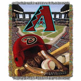 Diamondbacks OFFICIAL Major League Baseball; "Home Field Advantage" 48"x 60" Woven Tapestry Throw by The Northwest Company