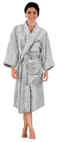 OFFICIAL NFL Women's Sherpa Bath Robe - DOLPHINS (GREY)