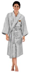 OFFICIAL NFL Women's Sherpa Bath Robe - COMMANDERS (GREY)