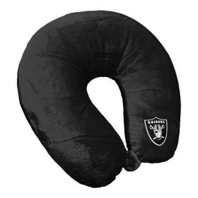 NFL Las Vegas Raiders Applique Neck Pillow 12x13 Inches