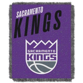 Sac Kings OFFICIAL NBA "Headliner" Woven Jacquard Throw Blanket