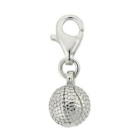 Sterling Silver Baseball Novelty Charm