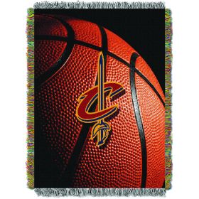 Cavaliers OFFICIAL National Basketball Association; "Photo Real" 48"x 60" Woven Tapestry Throw by The Northwest Company