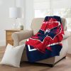 Capitals OFFICIAL NHL "Run" Micro Raschel Throw Blanket; 46" x 60"