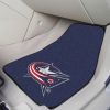 NHL - Columbus Blue Jackets 2-pc Printed Carpet Car Mats 17"x27"