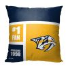 [Personalization Only] OFFICIAL NHL Colorblock Pillow - Nashville Predators