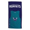 [Personalization Only] OFFICIAL NBA Jersey Personalized Beach Towel - Charlotte Hornets