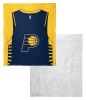 [Personalization Only] OFFICIAL NBA Jersey Silk Touch Sherpa Throw Blanket - Pacers