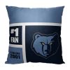 [Personalization Only] OFFICIAL NBA Colorblock Personalized Pillow - Memphis Grizzlies