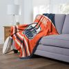 [Personalization Only] OFFICIAL NHL Jersey Silk Touch Throw Blanket - Oilers