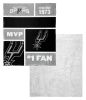 [Personalization Only] OFFICIAL NBA Colorblock Silk Touch Sherpa Throw Blanket - San Antonio Spurs