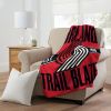 Trailblazers OFFICIAL NBA Dimensional Micro Raschel Throw Blanket; 46" x 60"