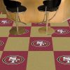 NFL - San Francisco 49ers 18"x18" Carpet Tiles