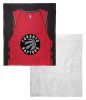 [Personalization Only] OFFICIAL NBA Jersey Silk Touch Sherpa Throw Blanket - Raptors