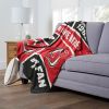 [Personalization Only] OFFICIAL NHL Colorblock Personalized Silk Touch Throw Blanket - New Jersey Devils