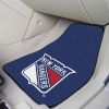 NHL - New York Rangers 2-pc Printed Carpet Car Mats 17"x27"